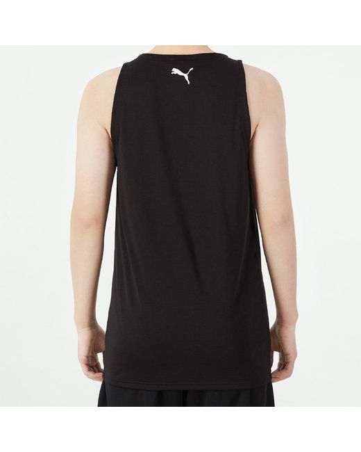 PUMA Black Behind The Back Tank for men