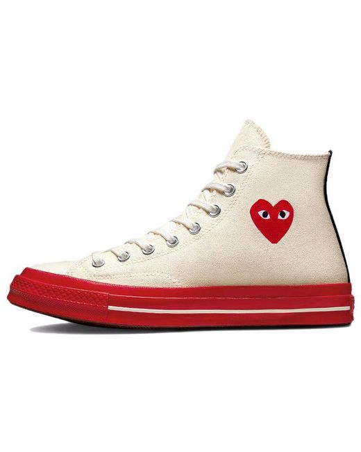 Converse Red Comme Des Garcons Play X Chuck 70 High for men