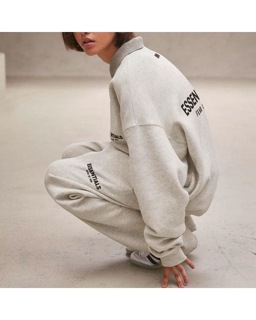 Fear Of God Gray Fw22 Crewneck 'Dark Oatmeal' for men