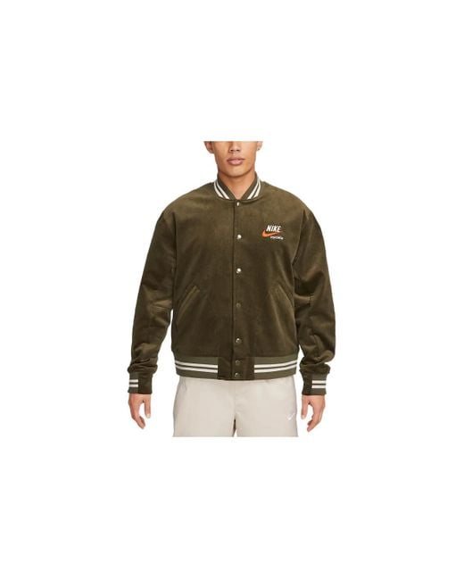 Nike Green Trend Bomber Jacket for men