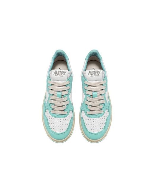 Autry Blue (Wmns) Medalist Low Top Bicolor