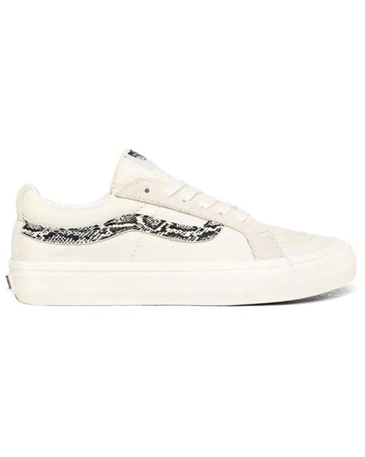 Vans White Sk8-Low Reissue Sf for men
