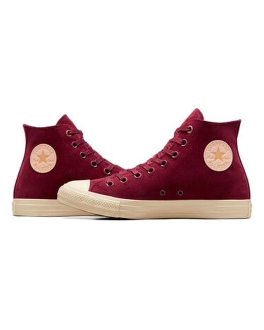 Converse Red Wonka X Chuck Taylor All Star Corduroy 'Deep Bordeaux' for men