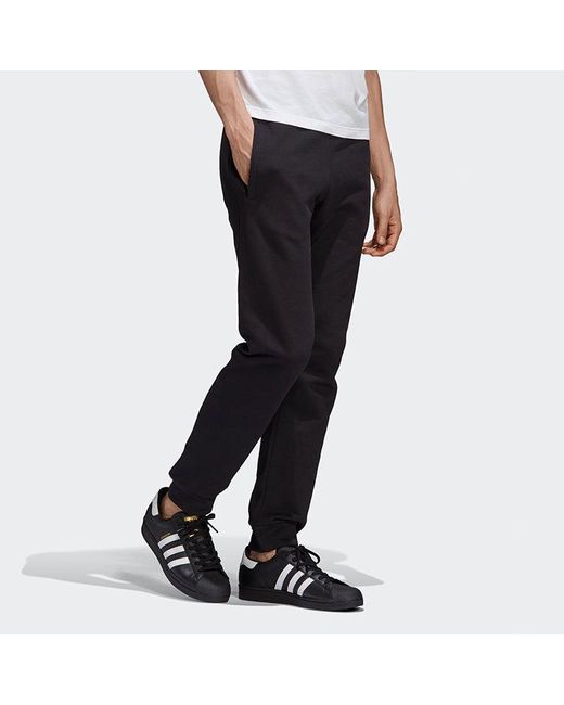 Adidas Black Originals Trefoil Pant Sports Pants for men