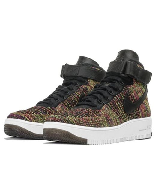 Nike Black Air Force 1 Ultra Flyknit Mid for men