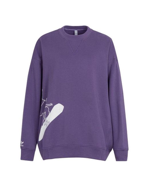 Adidas Purple (Wmns) Origianls X Yu Nagaba X Su Yiming Sweatshirt