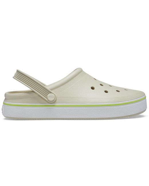 CROCSTM White Crocband Clean Clog for men