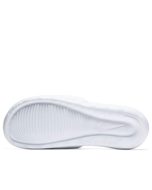 Nike White Victori One Slide for men