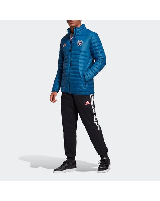 Adidas Blue Arsenal Soccer/Football Sports Down Jacket for men