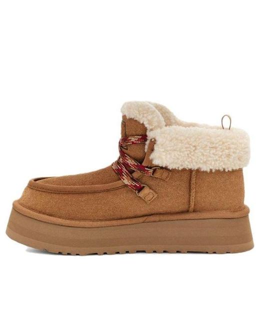 Ugg Brown (Wmns) Funkarra Cabin Cuff Boot 'Chestnut'