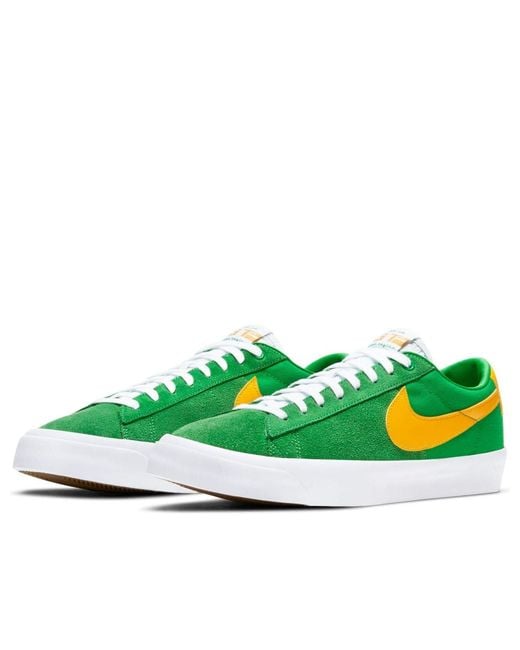 Nike Green Zoom Blazer Low Pro Gt Sb 'Lucky' for men