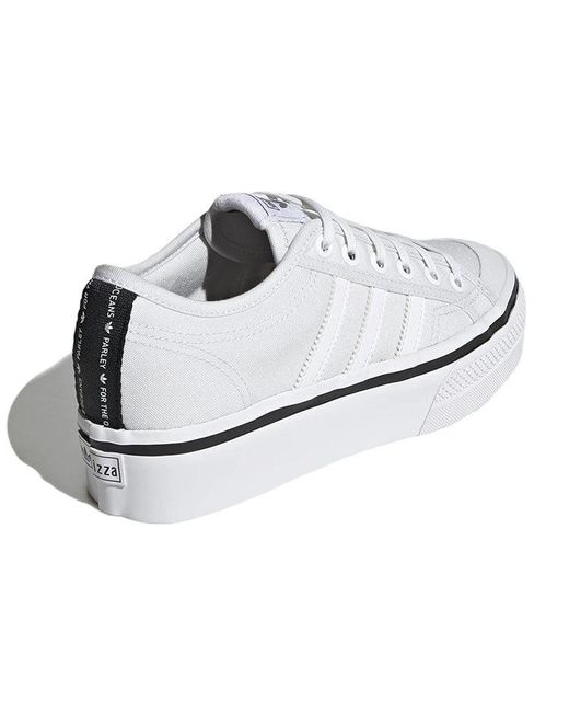 Adidas White (Wmns) Nizza Platform ''