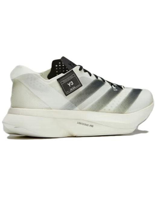 Adidas White X Y-3 Adios Pro 3 'Off Core' for men