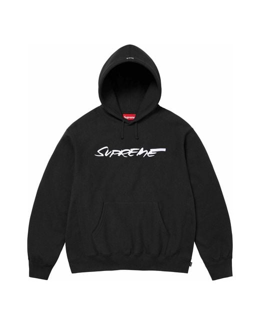 Supreme Black Futura Hooded Sweatshirt for men