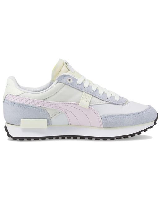 PUMA White Future Rider Displaced for men