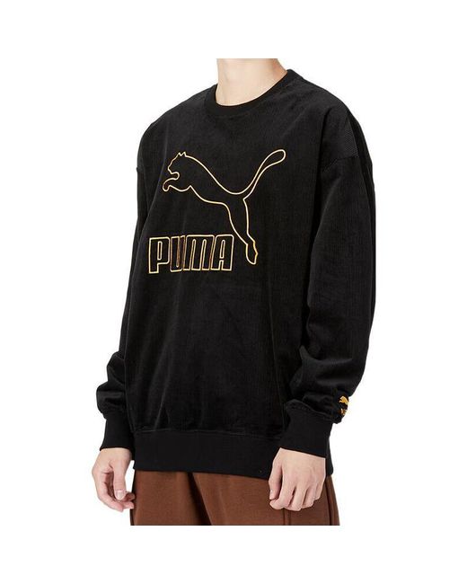 PUMA Black Core Crew Sweater for men