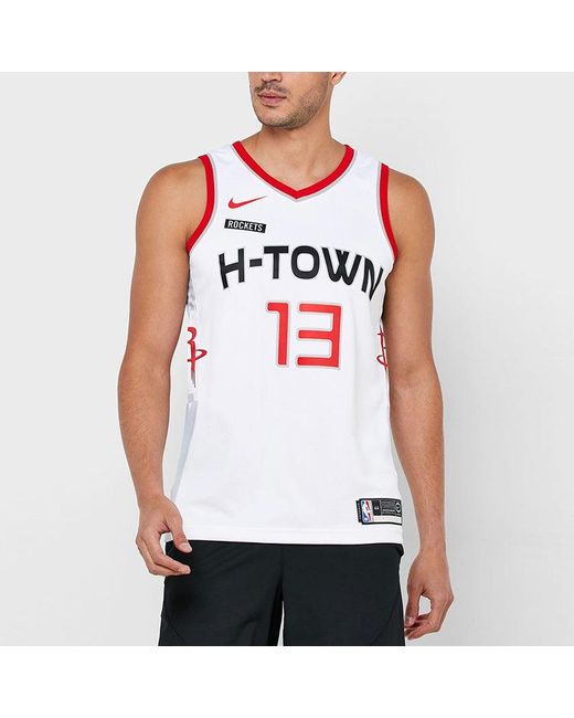 Nike Gray Nba Sw Jersey Harden 13 Houston Rockets for men