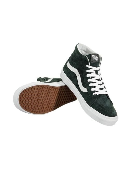 Vans Black Sk8-Hi Reissue Suede 'Darkest Spruce' for men