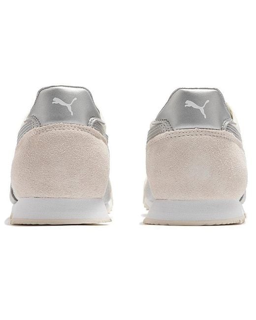 PUMA White Roma Og Nylon Metallic 'Whisper' for men
