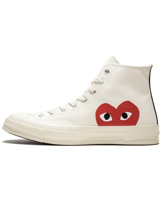 Converse White X Comme Des Garcons Chuck 70 Hi 'Milk' for men