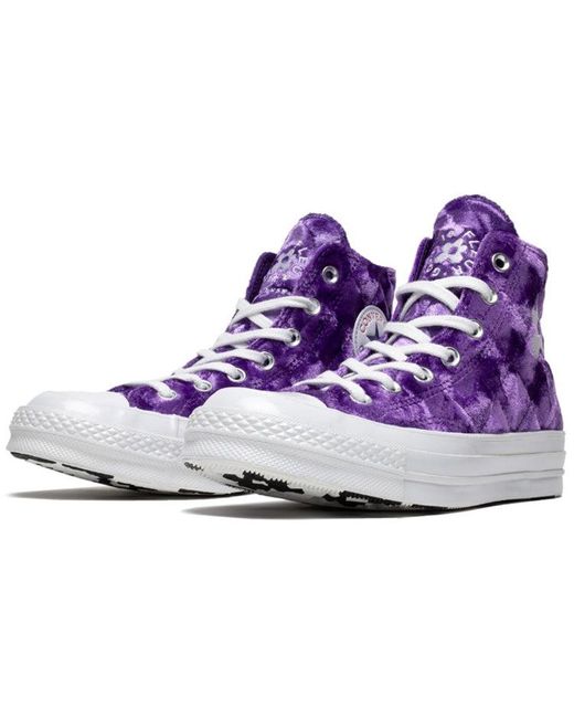 Converse Purple Golf Le Fleur X Chuck 70 Hi 'Quilted Velvet Tillandsia' for men