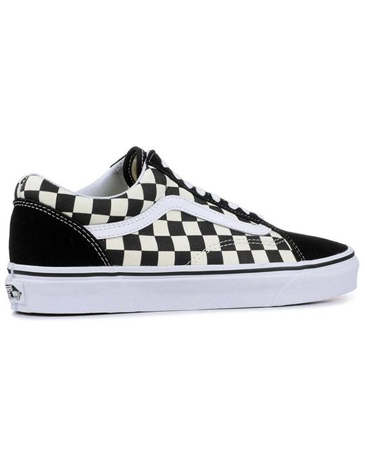Vans Black Old Skool Checkerboard' for men