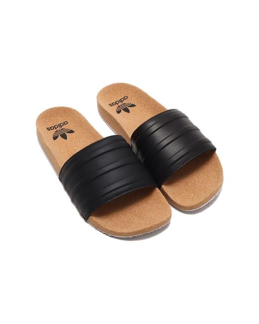 Adidas Blue Originals Adilette Cork' for men