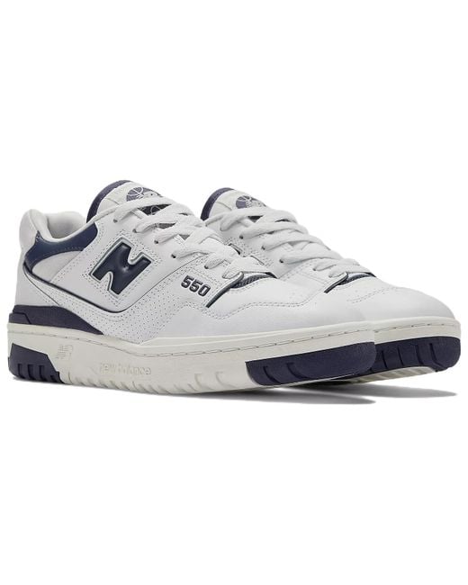 New Balance White 550