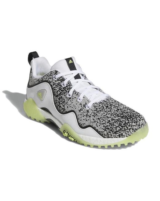 Adidas White (Wmns) Codechaos 21 Primeblue Spikeless Golf Shoes One Pulse Lime'