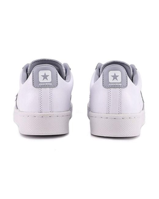 Converse White Pro Leather Low Gravel' for men