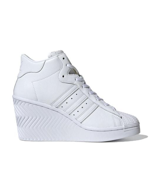 Adidas White (Wmns) Superstar Ellure Metallic'