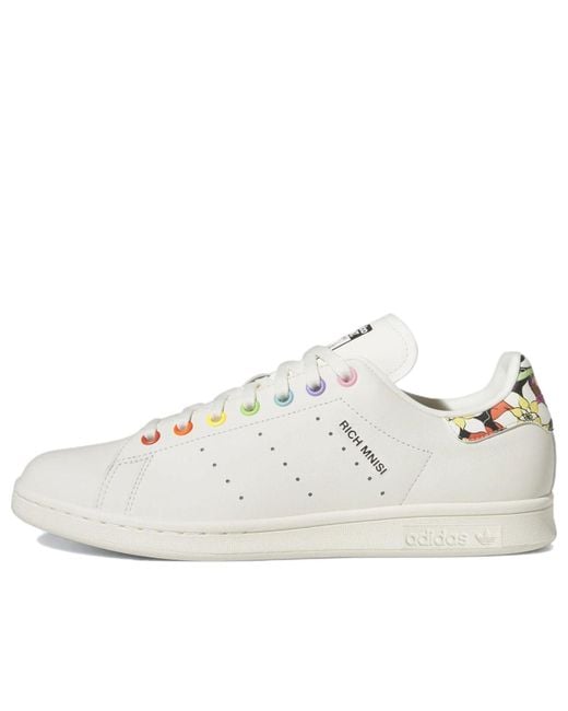 Adidas White Originals Stan Smith X Rich Mnisi 'Pride Rm' for men