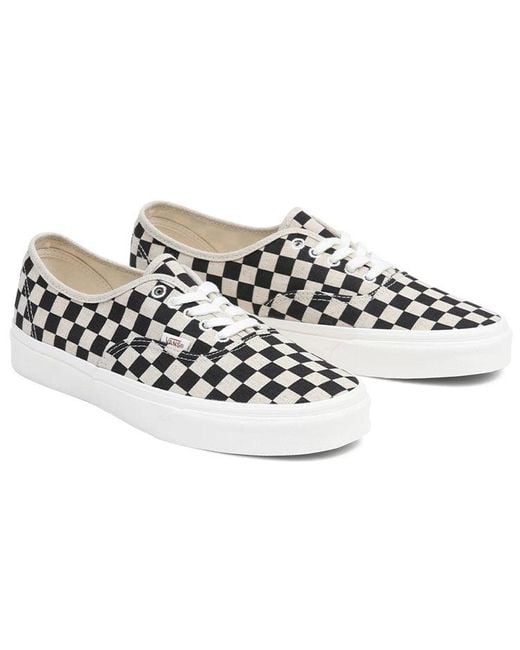 Vans White Authentic Classic Casual Skateboarding Shoes for men