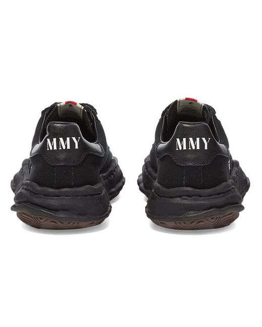 Maison Mihara Yasuhiro Black Blakey Og Sole Canvas Low-Top Sneaker for men