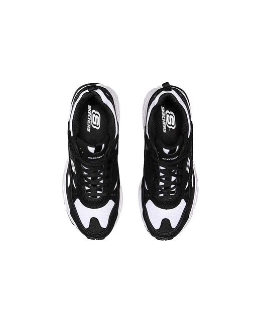 Skechers Black Stamina Low Running Shoes for men