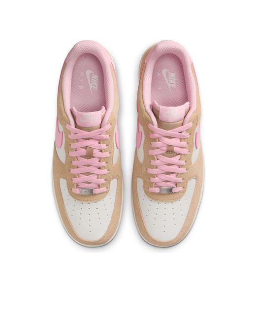 Nike Pink Air Force 1 Low '07 Lv8 'Rattan Phantom Medium Soft' for men