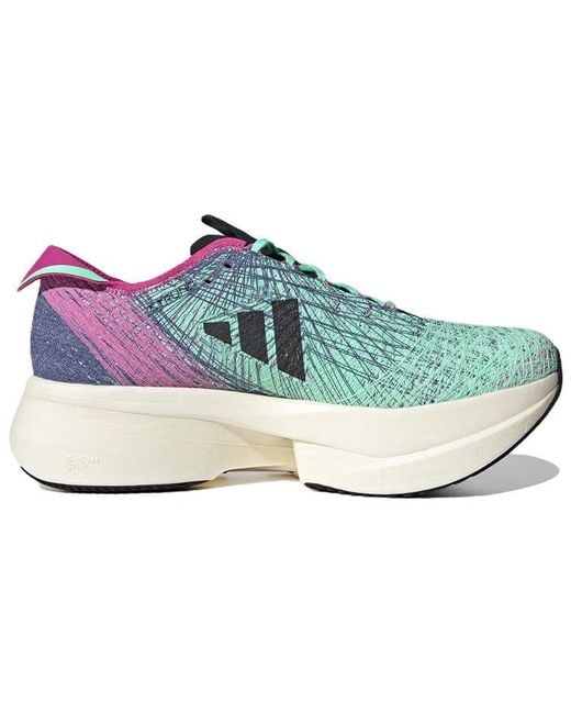 Adidas Blue Adizero Prime X Strung 'Pulse Mint' for men