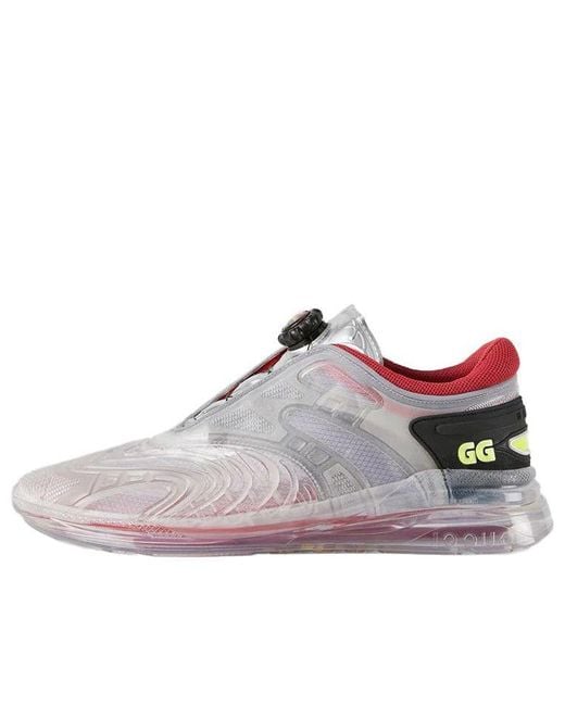 Gucci Gray Ultrapace R Sneakers 'Transparent' for men