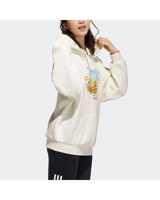 Adidas White (Wmns) Neo X Gudetama Hoodies