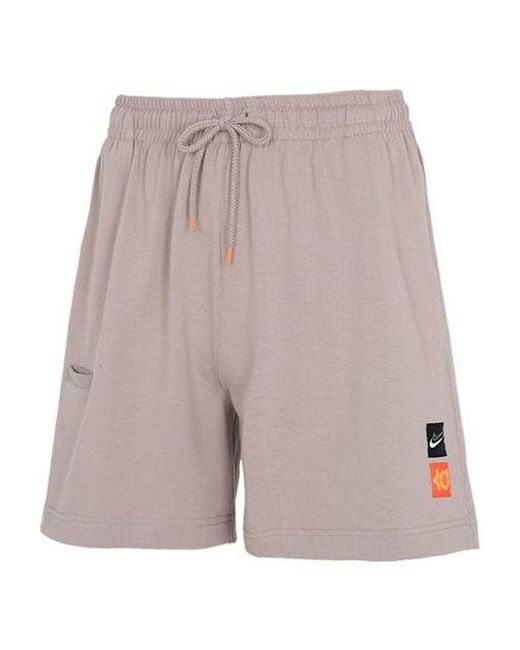 Nike Purple Kd Durant Sports Training Knit Basketball Shorts for men