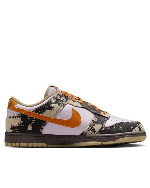 Nike Brown Dunk Low Retro Ltd 'Punk Rock Digital Camo' for men