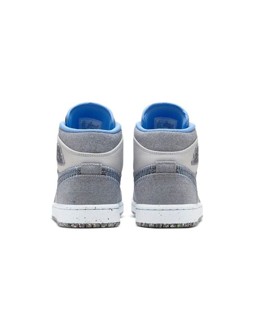 Nike Blue 1 Mid 'Crater University' for men