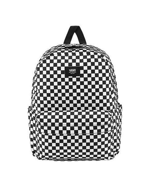 Vans Black Old Skool H2O Check Backpack