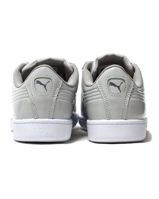 PUMA White (Wmns) Vikky Ribbon Patent Casual'