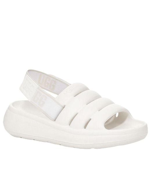 Ugg White (Wmns) Sport Yeah Slide 'Bright'