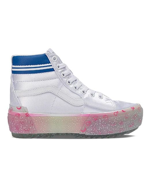 Vans White Sailor Moon X Sk8-Hi Stacked 'Pretty Guardian