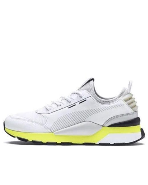 PUMA White Rs-0 Tracks for men