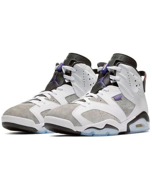 Nike White 6 Retro Ltr 'Flint' for men