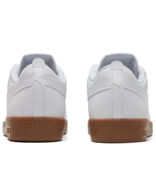 PUMA White (Wmns) Smash V2 L Gum'
