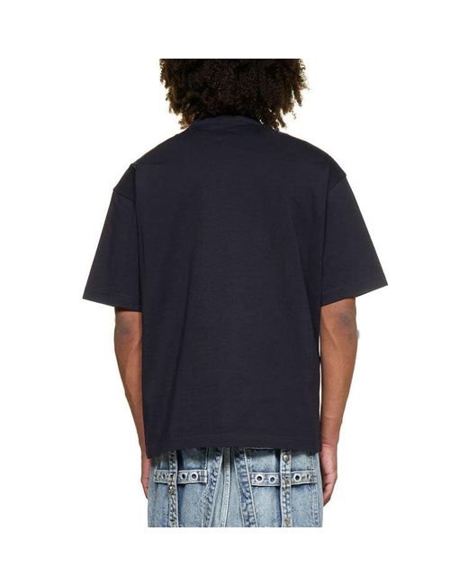 Balenciaga Blue Bb Corporate T-Shirt Medium Fit for men